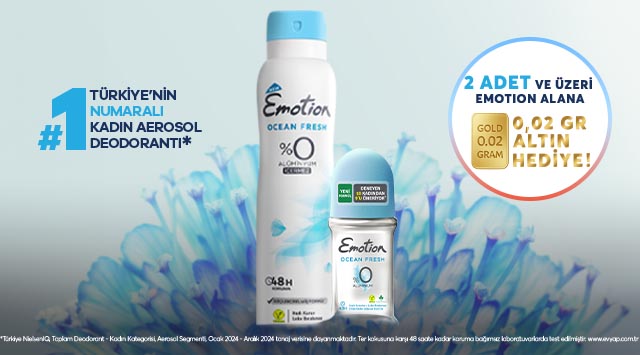 Emotion Alışverişinize kampanyası