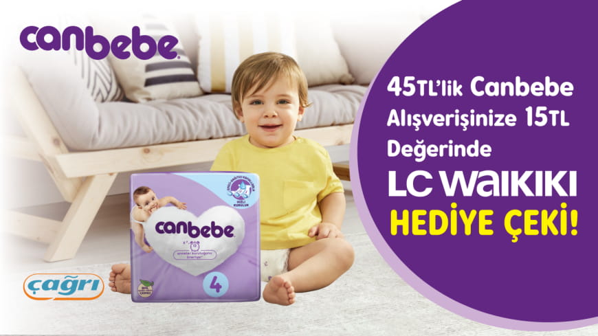 45 TL ve Üzeri Canbebe Alışverişinize kampanyası