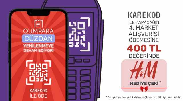 KareKod ile Yapacağın Ödemelere kampanyası