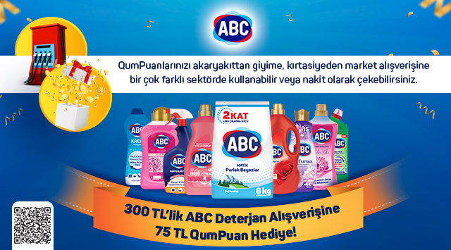 300 TL ve üzeri ABC Alışverişinize kampanyası