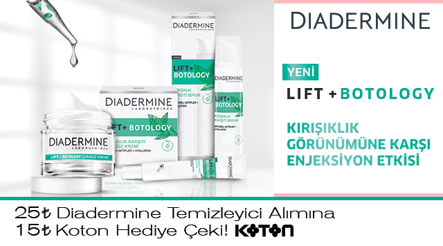 25 TL ve Üzeri Diadermine Alışverişinize kampanyası