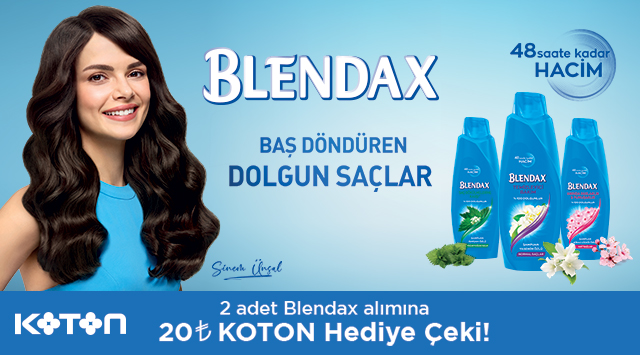 2 Adet Blendax Alışverişinize kampanyası