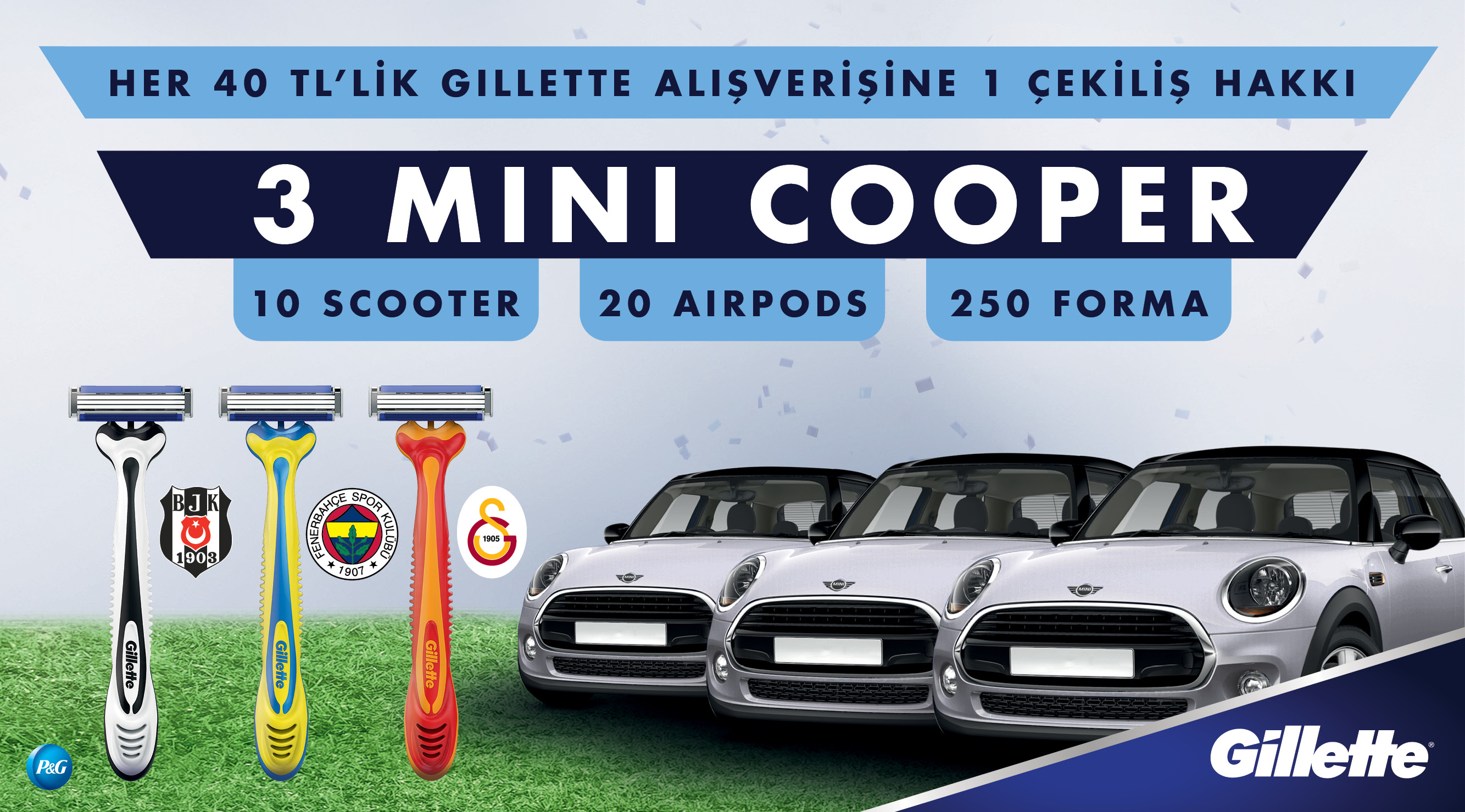 40 TL ve Üzeri Gillette Alışverişinize kampanyası