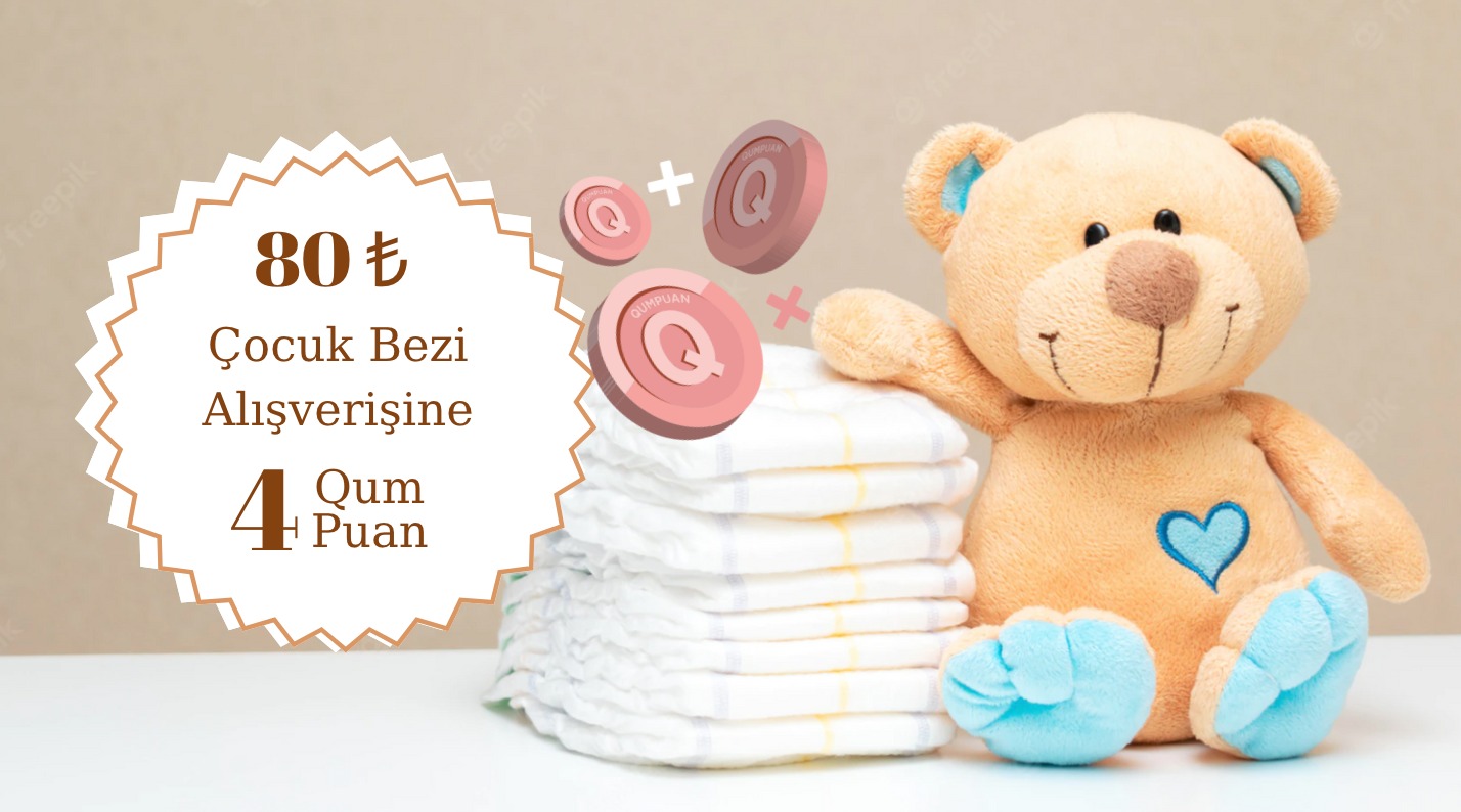 80 TL ve Üzeri Çocuk Bezi Alışverişinize kampanyası