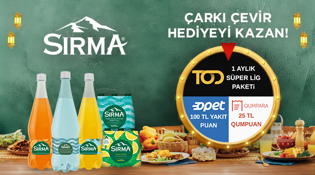100 TL ve üzeri Sırma Alışverişinize kampanyası
