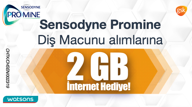 1 Adet Sensodyne Ürünü Alışverişinize kampanyası