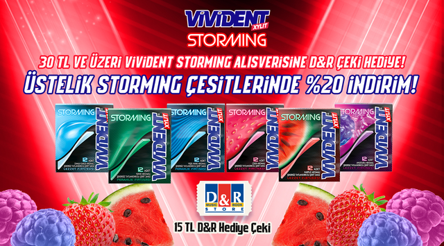 30 TL ve üzeri Vivident Alışverişinize kampanyası