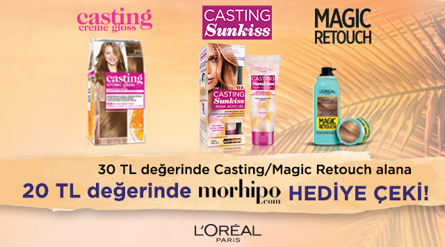 30 TL ve Üzeri Loreal Saç Boyası Alışverişinize kampanyası