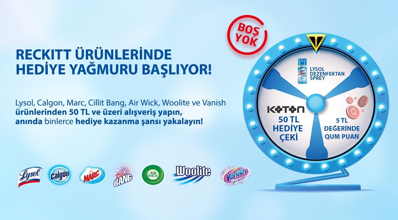 50 TL ve Üzeri Alışverişinize kampanyası