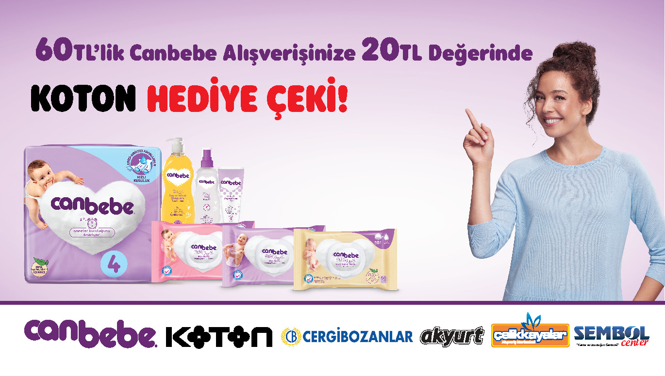 60 TL ve Üzeri Canbebe Alışverişinize kampanyası
