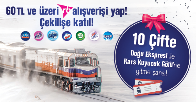 60 TL ve Üzeri Reckitt Benckiser Ürünleri Alışverişinize ÇEKİLİŞ HAKKI kampanyası