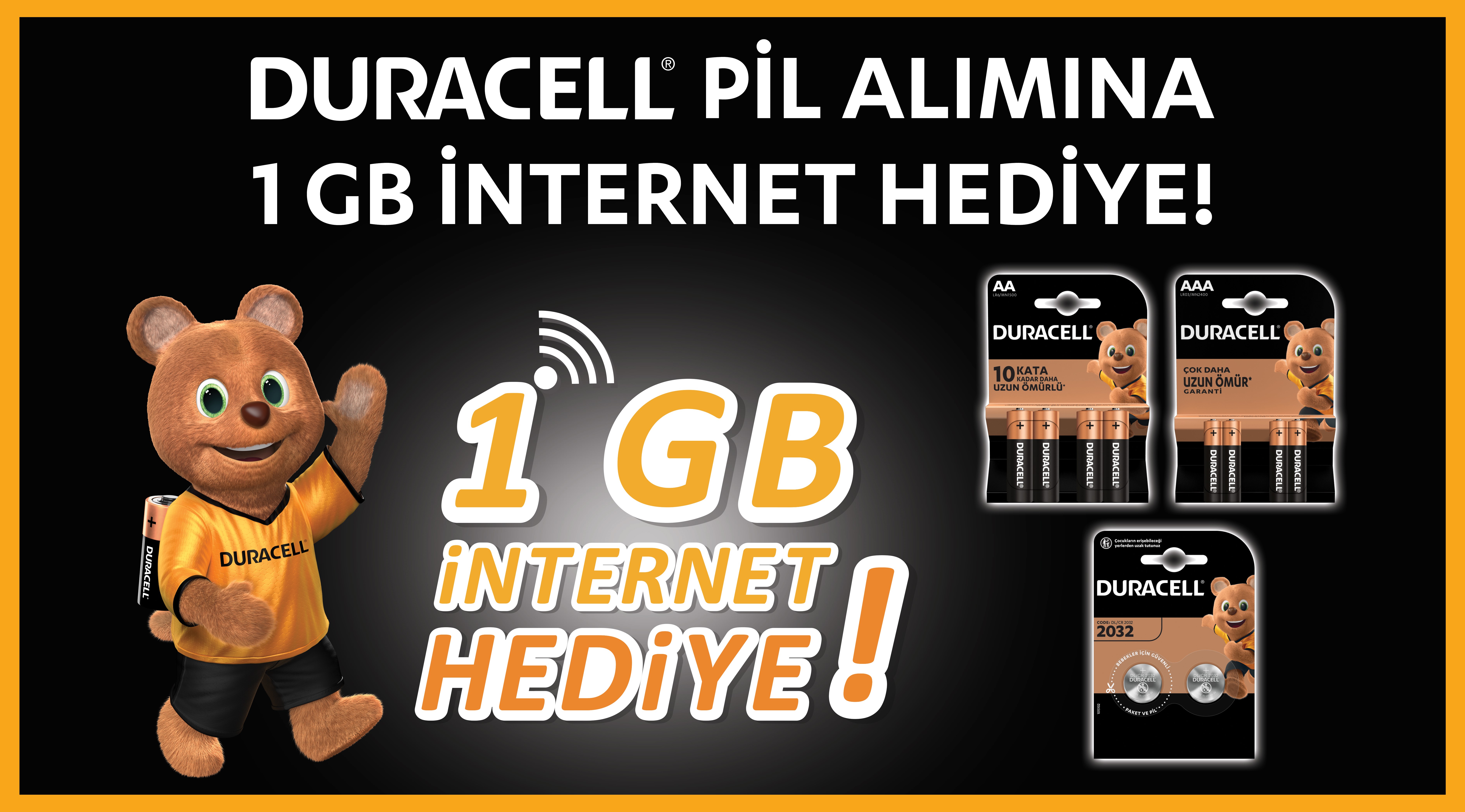 1 Adet Duracell Alışverişinize kampanyası