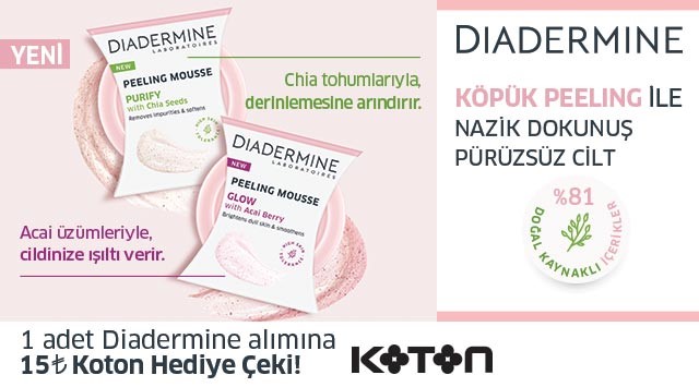 1 Adet Diadermine Alışverişinize kampanyası