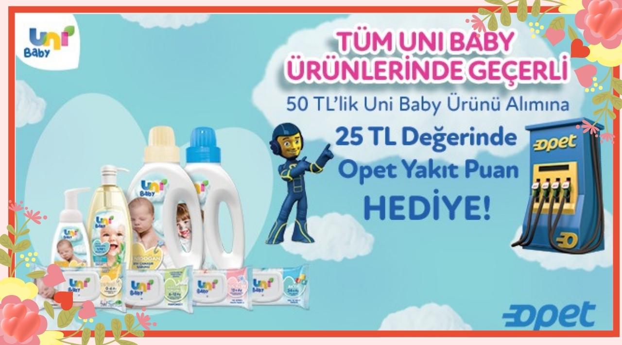 50 TL ve Üzeri Uni Baby Alışverişinize kampanyası