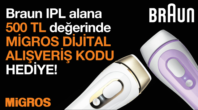 Braun IPL Alışverişinize kampanyası