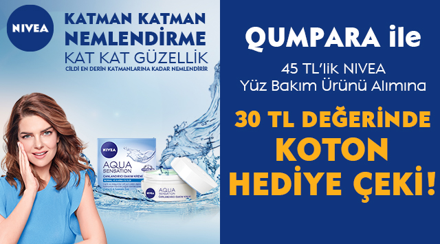 45 TL Nivea Alışverişinize kampanyası