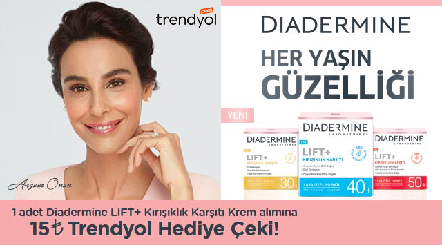1 Adet Diadermine Lift Alışverişinize kampanyası