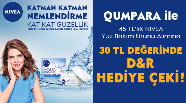 45 TL Nivea Alışverişinize kampanyası