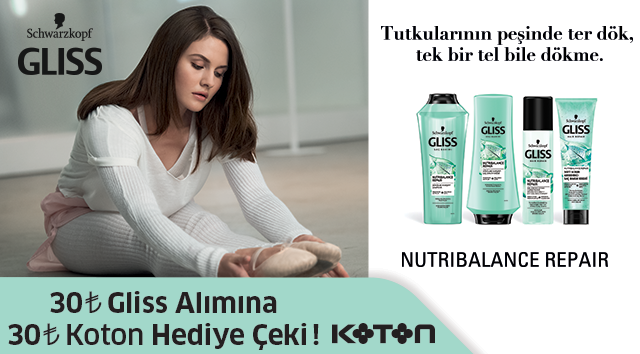 30 TL ve Üzeri Gliss Alışverişinize kampanyası