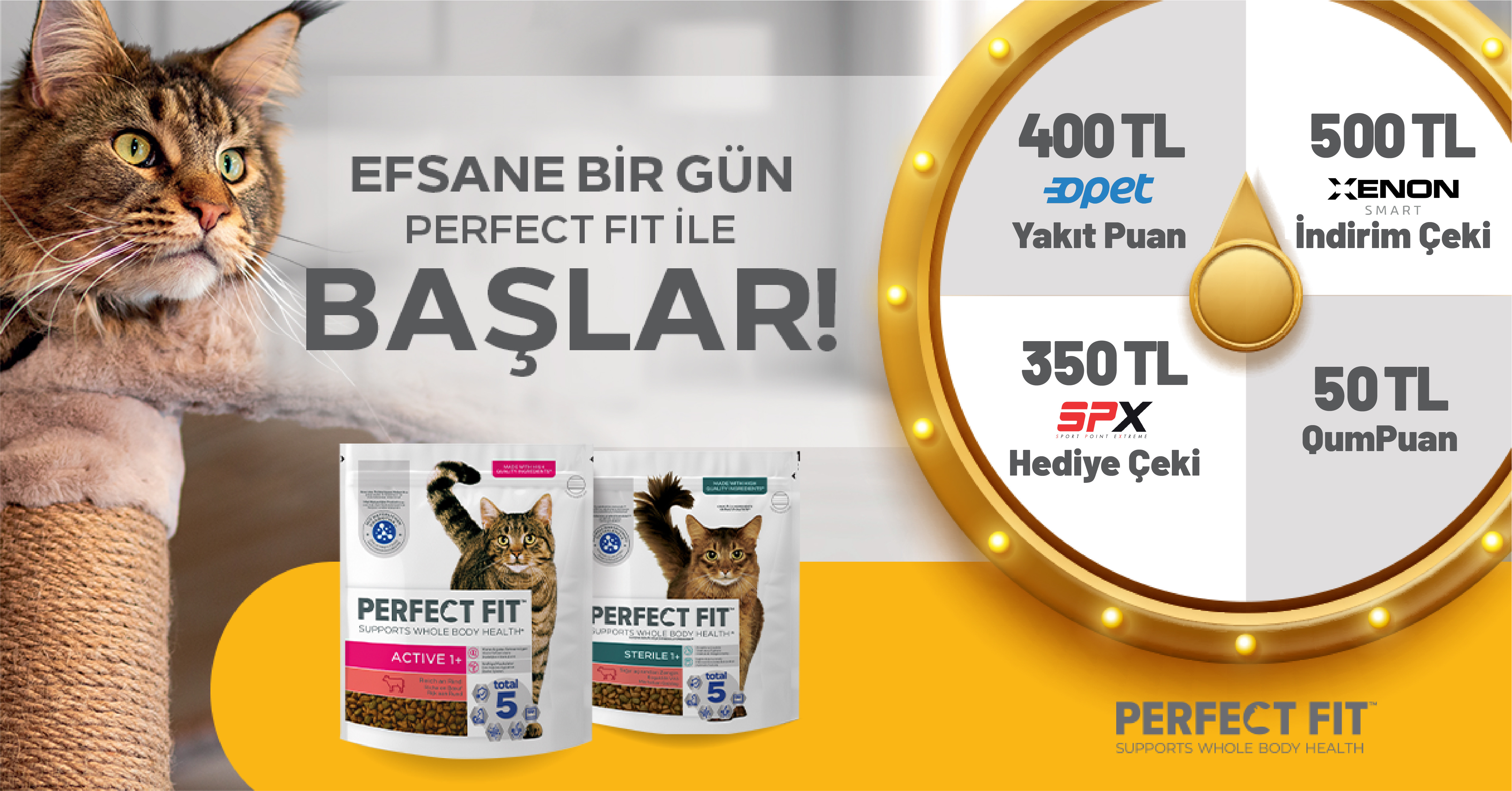 350 TL ve üzeri Perfect Fit alışverişinize kampanyası