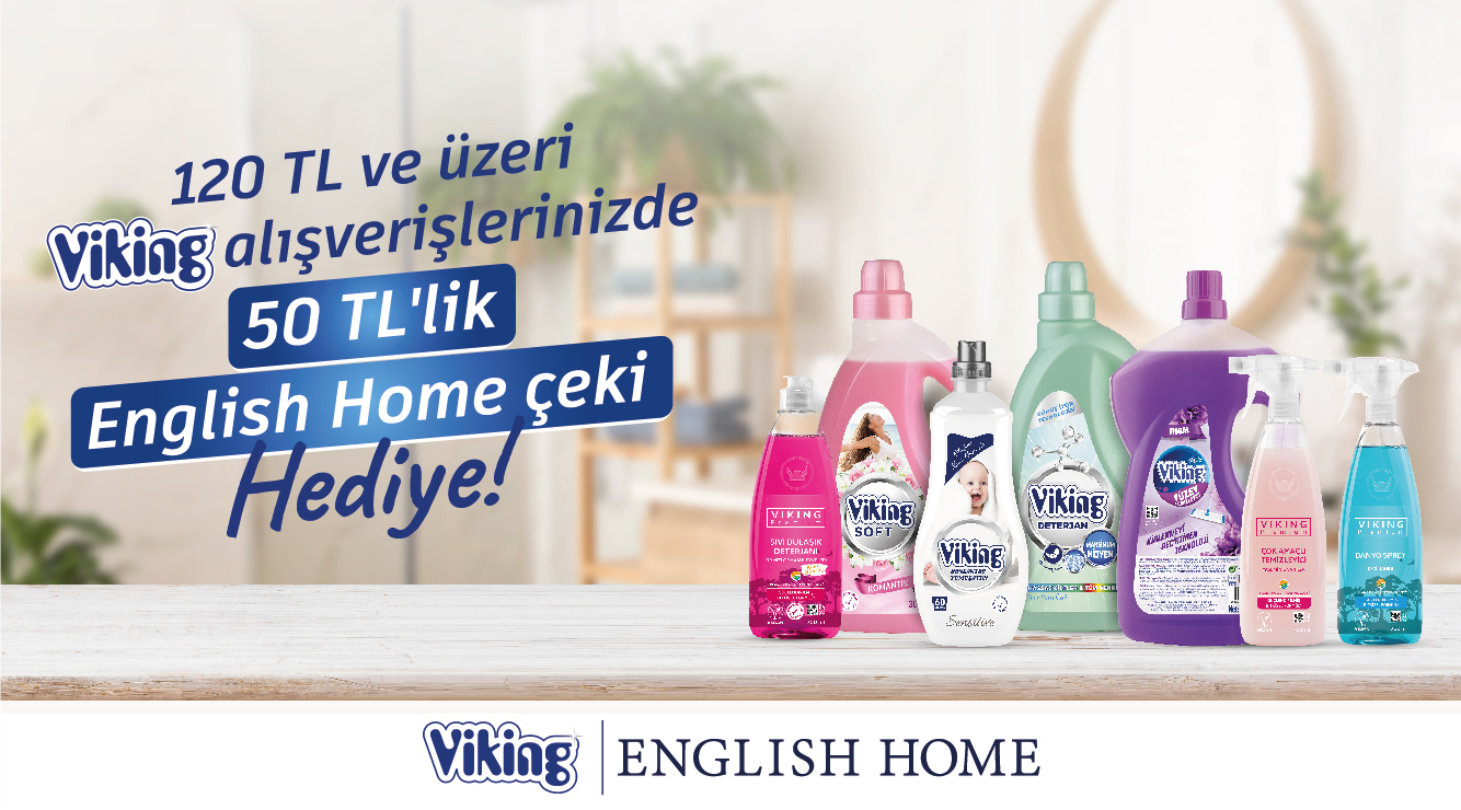 120 TL ve Üzeri Viking Ürün Alışverişinize kampanyası