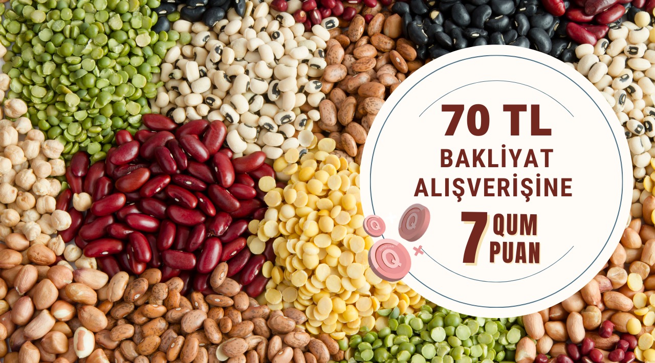 70 TL ve Üzeri Bakliyat Alışverişinize kampanyası