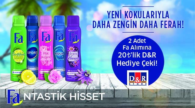 2 Adet Fa Alışverişinize kampanyası
