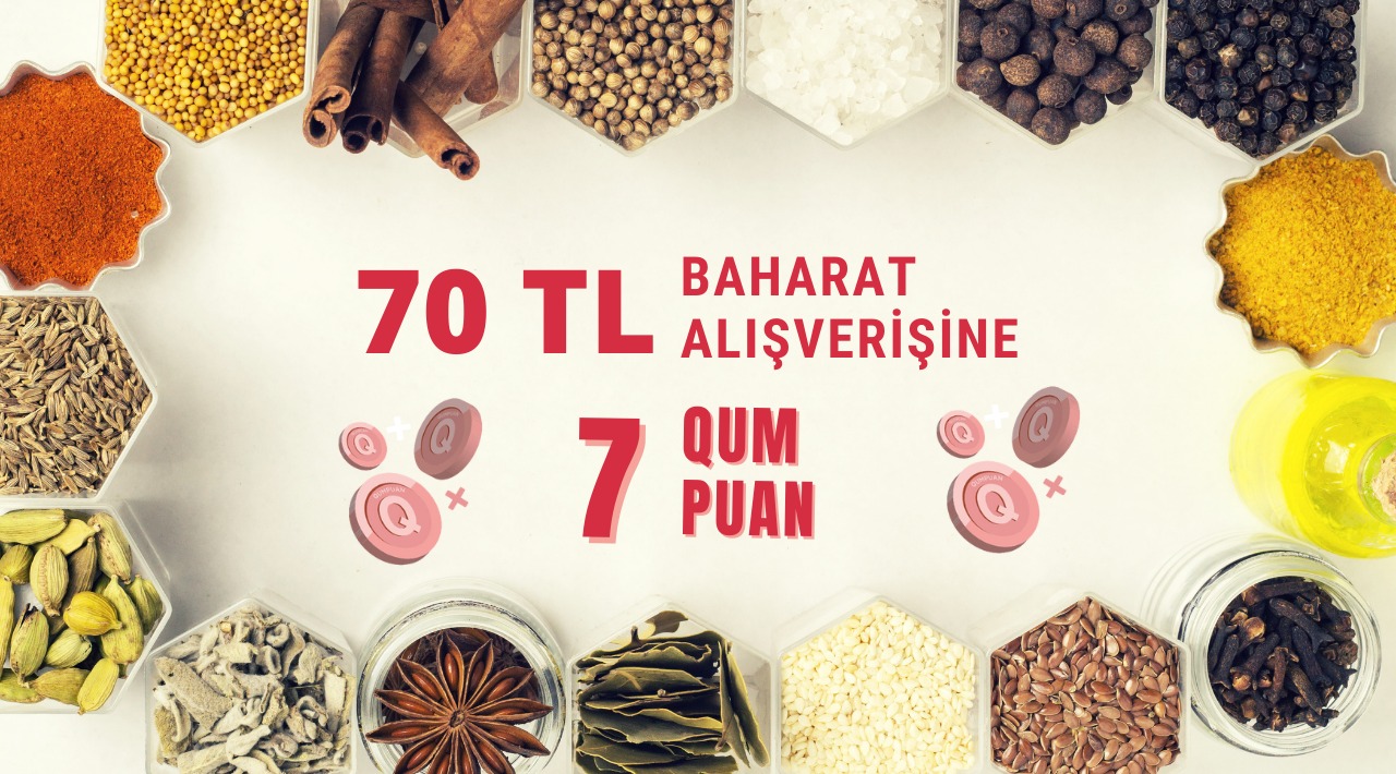 70 TL ve Üzeri Baharat Alışverişinize kampanyası