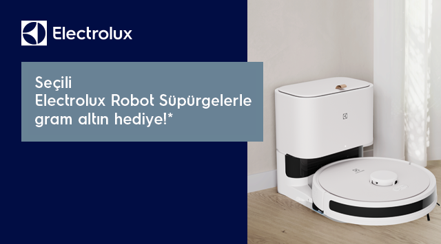 Electrolux Robot Alışverişinize 1 GR ALTIN kampanyası