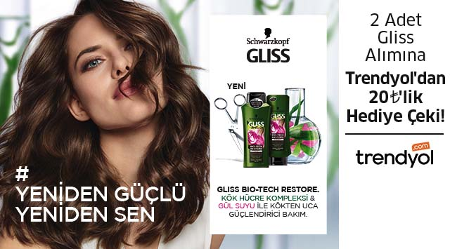 2 Adet Gliss Alışverişinize kampanyası