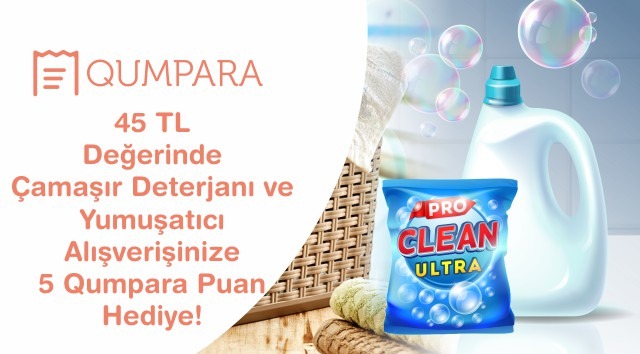 45 TL ve Üzeri Çamaşır Deterjanı kampanyası