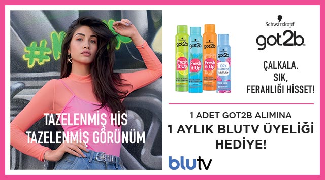 1 Adet Got2b Alışverişinize kampanyası