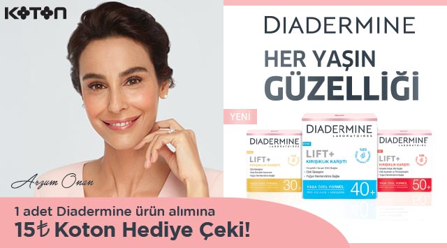 1 Adet Diadermine Lift Alışverişinize kampanyası