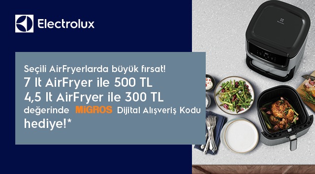 Airfryer Alışverişinize kampanyası