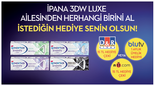 1 Adet İpana Diş Macunu Alışverişinize kampanyası