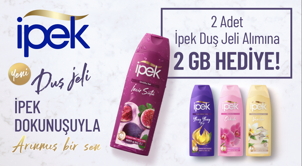 2 Adet İpek Duş Jeli Alışverişinize kampanyası