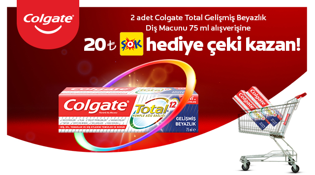 2 adet Total Adv. White Alışverişinize kampanyası
