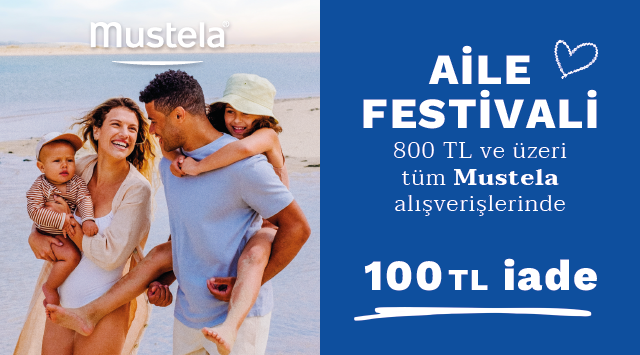 800 TL ve üzeri Mustela Alışverişinize kampanyası
