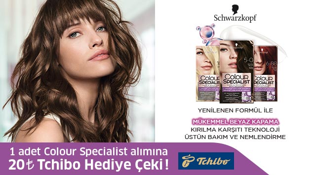 1 Adet Colour Specialist Alışverişinize kampanyası