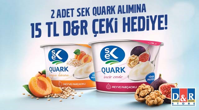 2 Adet Sek Quark Alışverişinize kampanyası