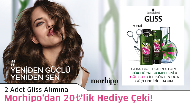 2 Adet Gliss Alışverişinize kampanyası