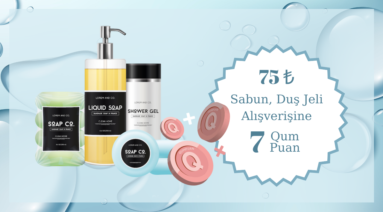 75 TL Sabun ve Duş Jeli Alışverişinize kampanyası
