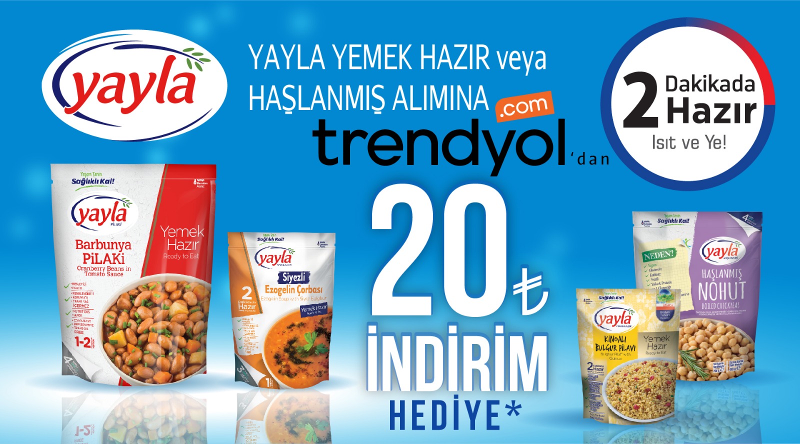 1 Adet Yayla Alışverişinize kampanyası