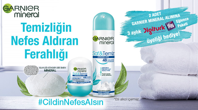 2 Adet Garnier Ürünü Alışverişinize kampanyası