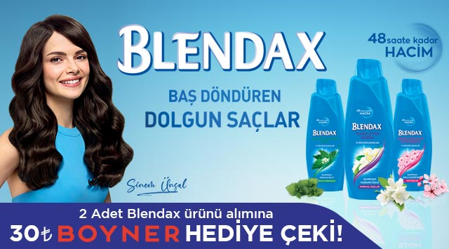 2 Adet Blendax Alışverişinize kampanyası