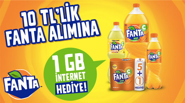 10 TL ve Üzeri Fanta Alışverişinize kampanyası
