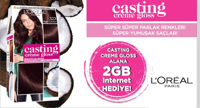 1 Adet Casting Creme Gloss kampanyası