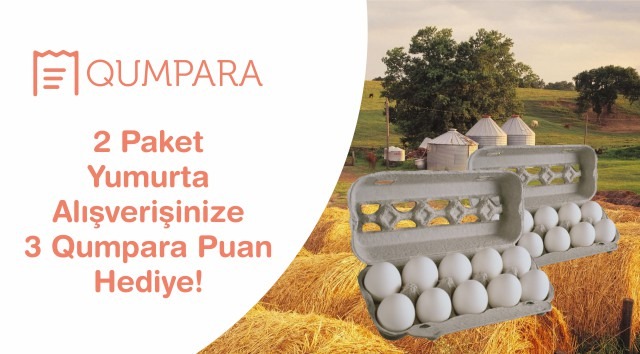 2 Paket Yumurta Alışverişinize kampanyası