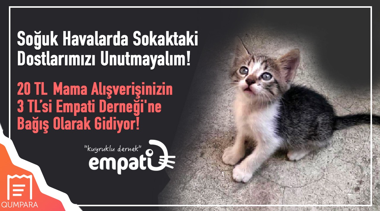 20 TL ve Üzeri Mama Alışverişinize kampanyası