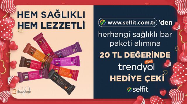 1 Adet Selfit Bar Alışverişinize kampanyası